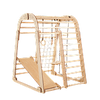 6-in-1 お子様向け屋内木製プレイエリア（プレイエリア・ブランコ・滑り台ボード）