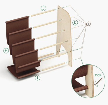 キッズシェルフ（本＆おもちゃ用・ラージサイズ）