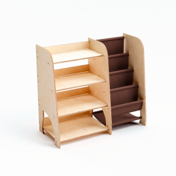 キッズシェルフ（本＆おもちゃ用・ラージサイズ）