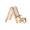 5-in-1 お子様向け スウェーデンラダー (ピクラートライアングル・滑り台・ブランコ・お絵かきボード)
